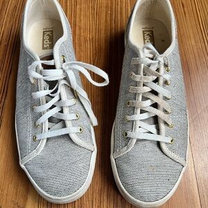 Keds Black and White Striped Sneakers